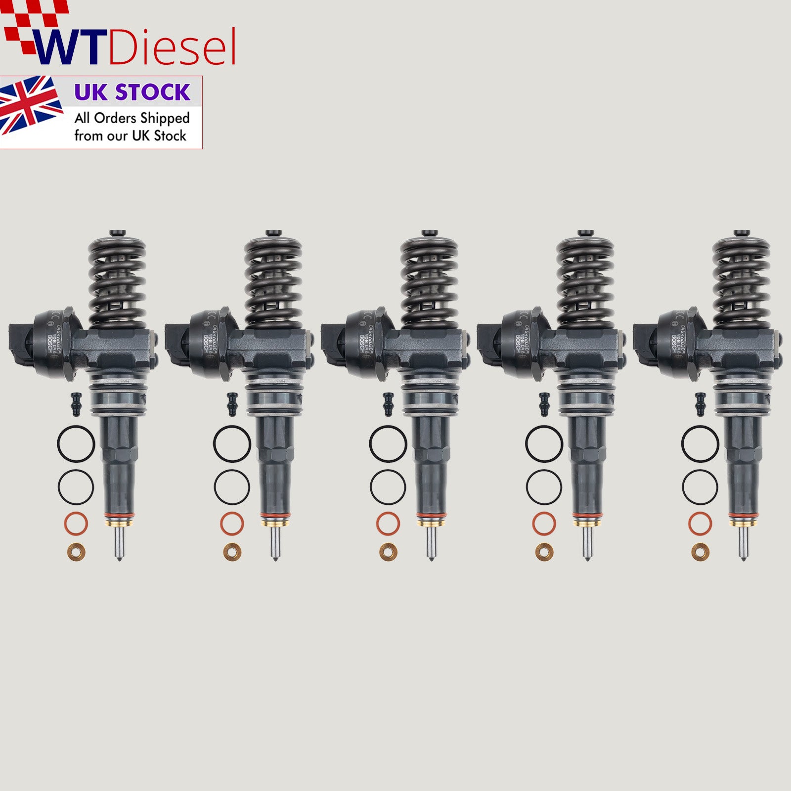 X5 0414720309 Bosch Injector | VW Touareg R50 5.0 TDI | 07Z130073N