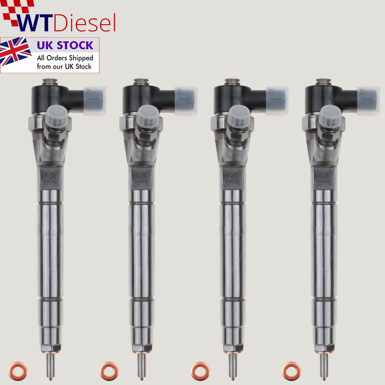 X4 Mercedes C-Class Diesel Injector | 0445110121 | Bosch A6130700987