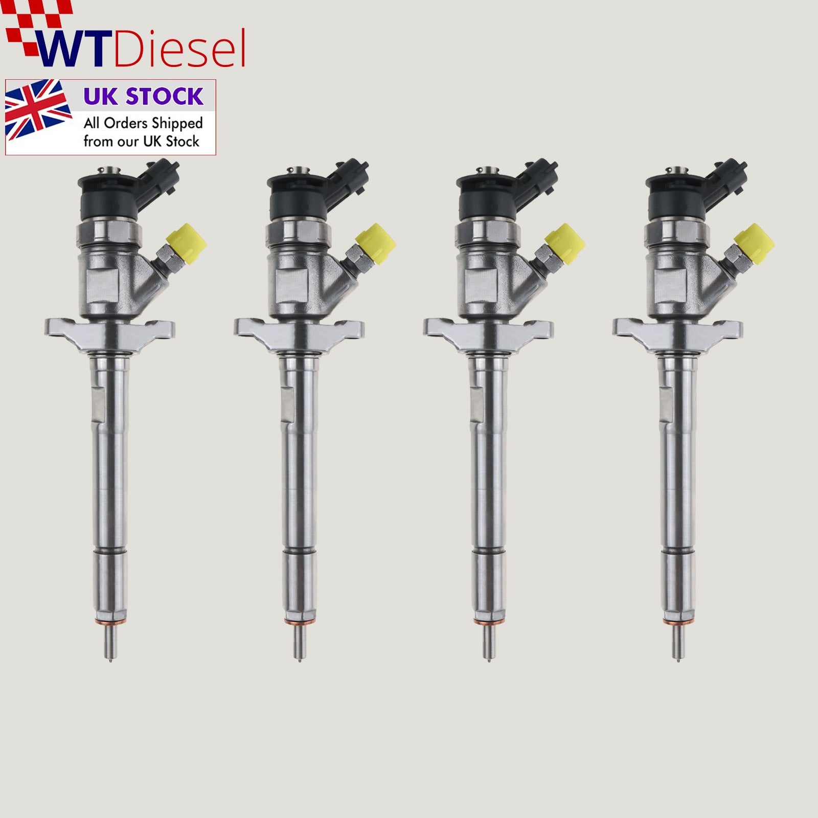 X4 Ford Focus II Injector | 1.6 TDCi | Bosch 0445110353 9M5Q9F593AA