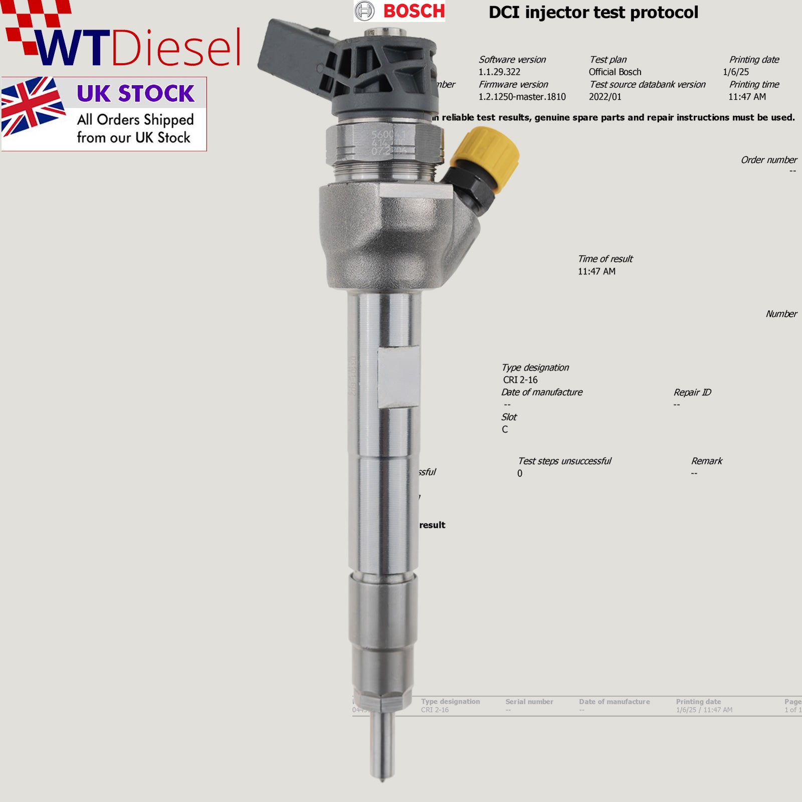 Mini Injector | Cooper D One D | Bosch 0445110401 0445110600