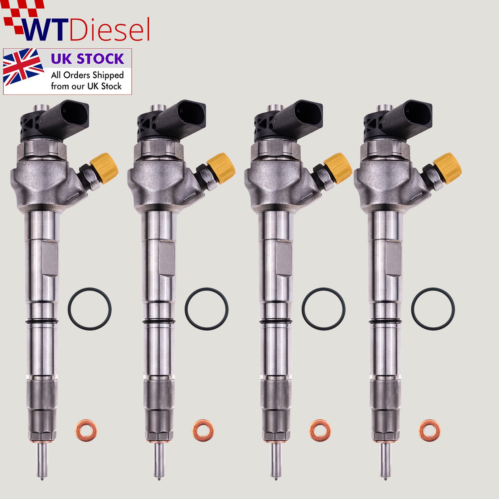 X4 Audi VW Seat Skoda Diesel Injector | 2.0 TDI | 0445110471 04L130277AE