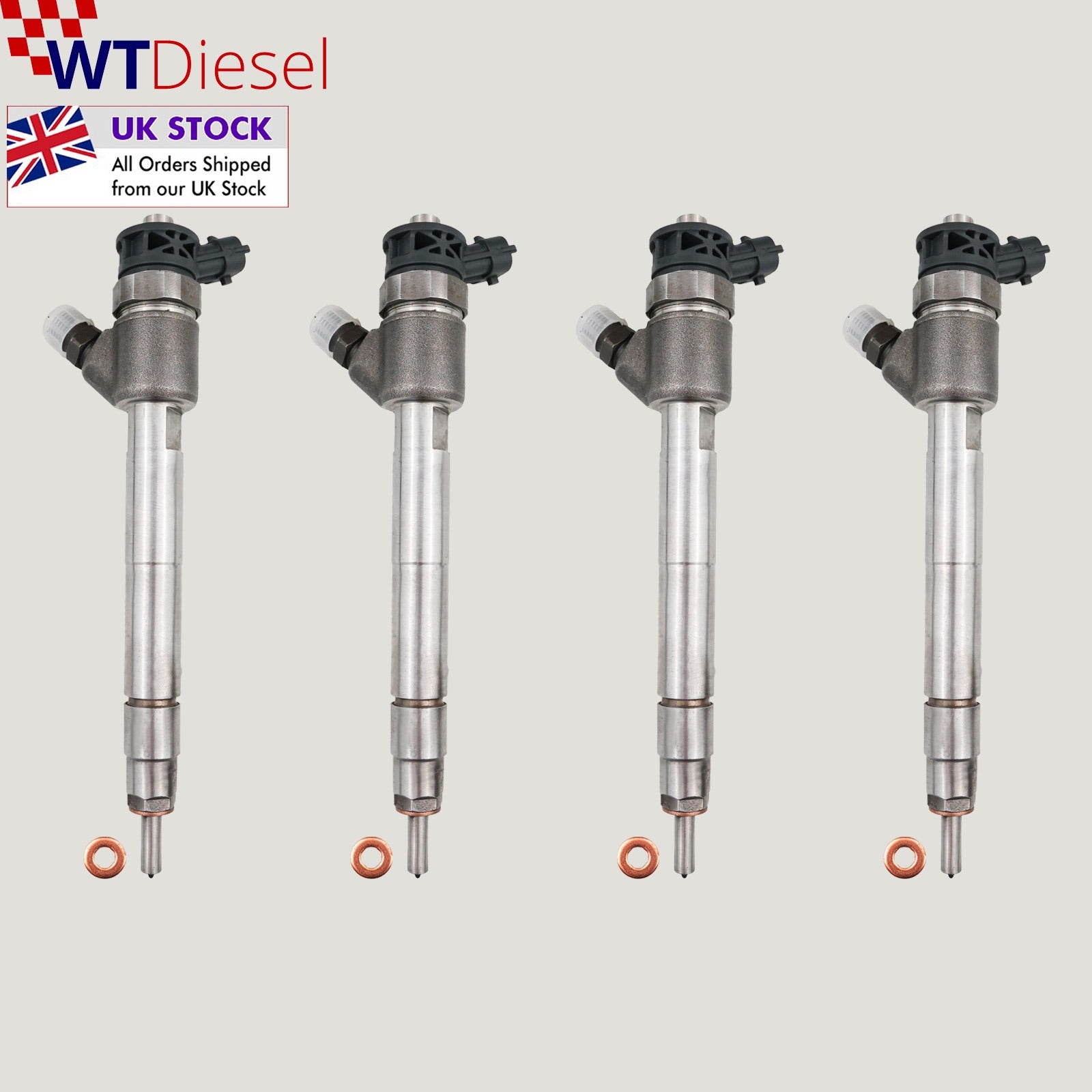 X4 Ford Ecosport Diesel Injector | 1.5 TCDi | Bosch 0445110749 JX6Q9F593AA