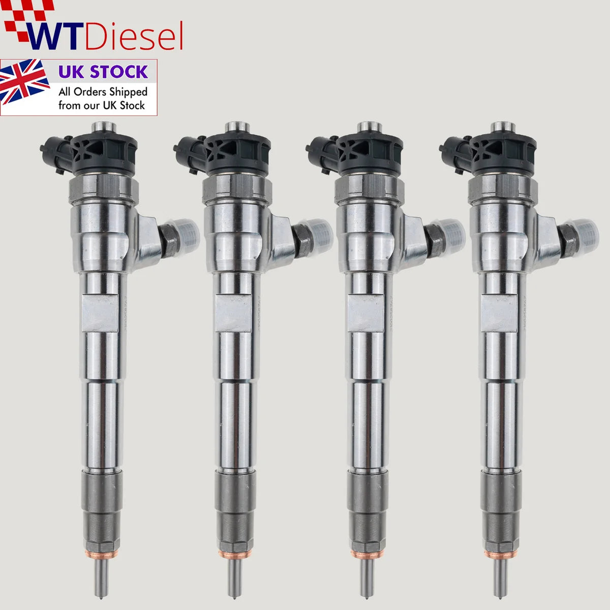 X4 Dacia Dokker Diesel Injector | 1.5 dCi | Bosch 0445110800 166007427R
