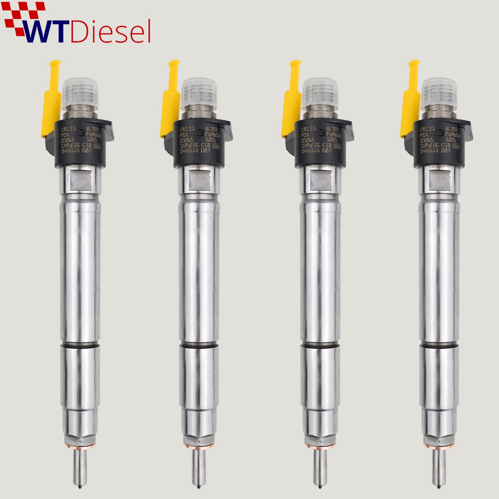4X Peugeot 508 Diesel Injector | 2.2 HDi | Bosch 0445115087 0986435434