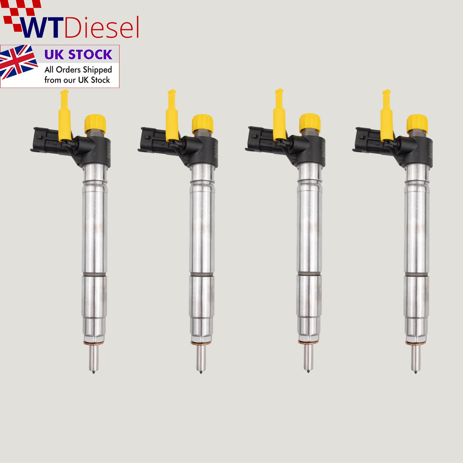 X4 Jaguar Land Rover Injector | 2.2 D | Bosch 0445116043 9687454480