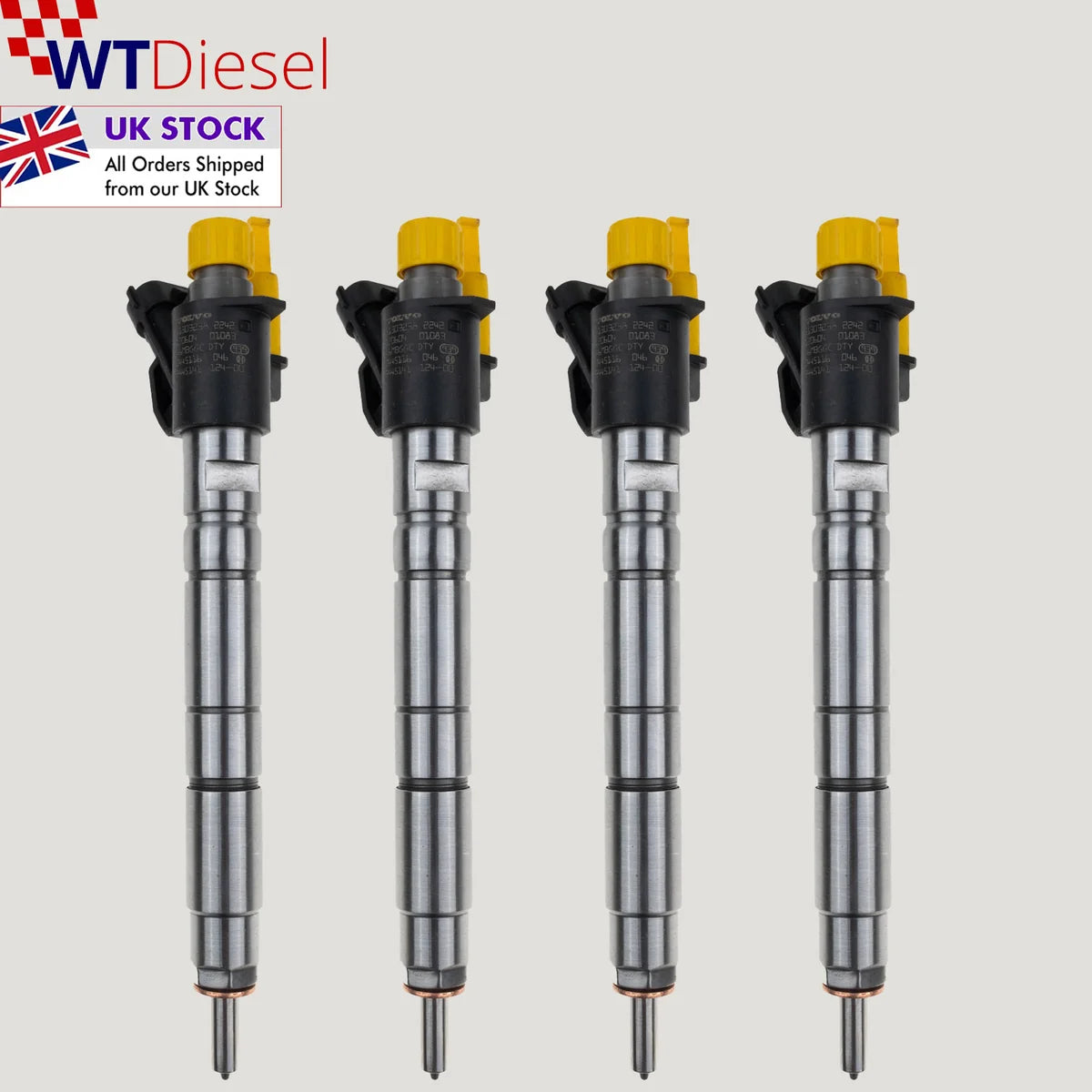 X4 Volvo V40 Diesel Injector | 2.0 D3 D4 | Bosch 0445116046 0986435424