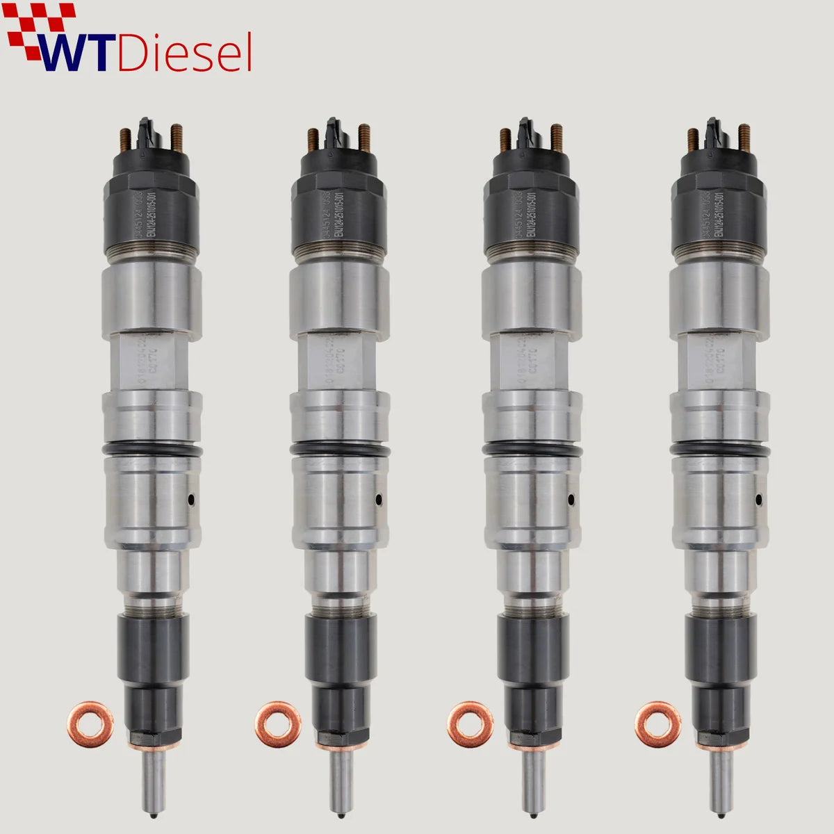 X4 Cummins Diesel Injector Bosch DEUTZ-FAHR MAGIRUS-DEUTZ VOLVO 0445124008 0445124043