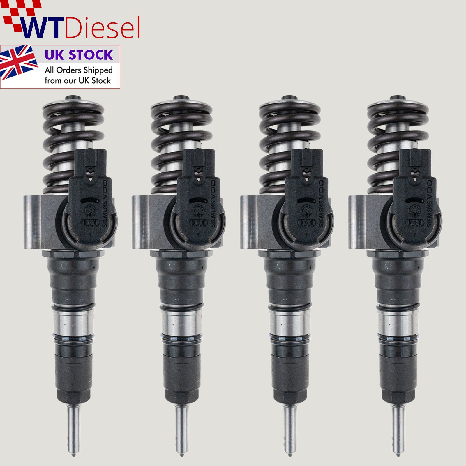 X4 Audi VW Seat Skoda Injector | 2.0 TDI | 03G130073S 03G130073D
