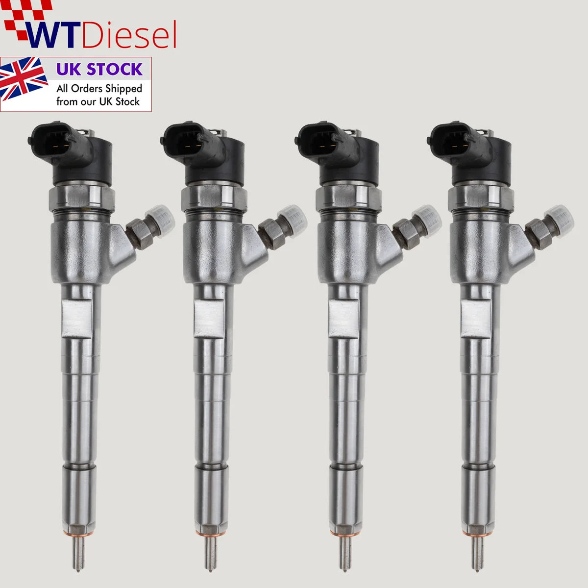 X4 Fiat Strada Diesel Injector | 1.3 MultiJet | Bosch 0445110183 55197124