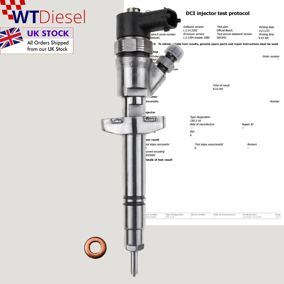 X4 Opel Renault Nissan Injector | 2.5 CDTI | Bosch 0445110265 1660000Q0D
