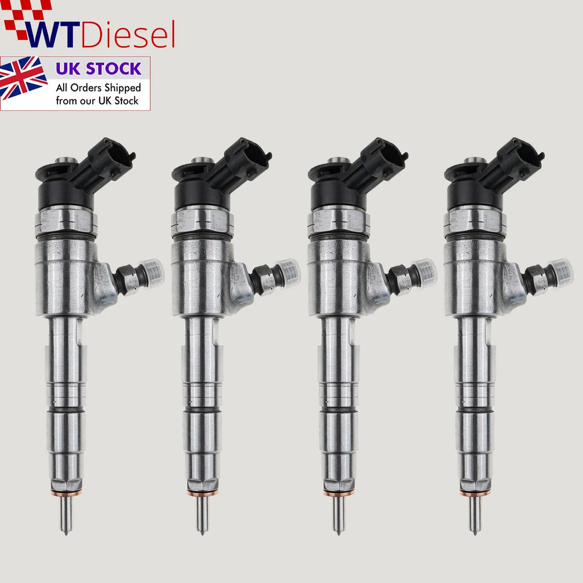 X4 Peugeot 208 I Diesel Fuel Injector |1.4 HDi| Bosch 0445110339