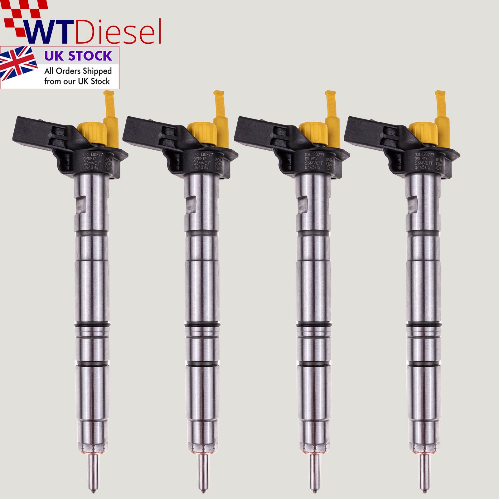 4XAudi Seat Skoda VW Injector | 2.0 TDI | Bosch 0445116030 03L130277