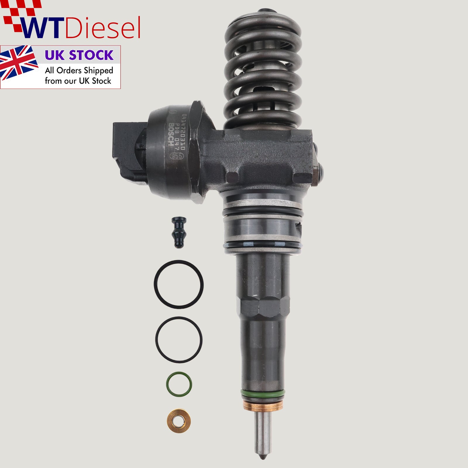 X4 VW Multivan Diesel Fuel Injector |2.5 TDI| Bosch 070130073R 0414720310