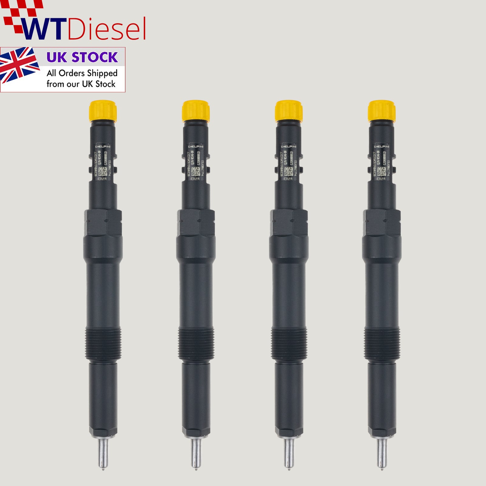 X4 Ford Mondeo Diesel Injector |2.0TDDi| Delphi EJDR00801D 6S7Q9K546BA