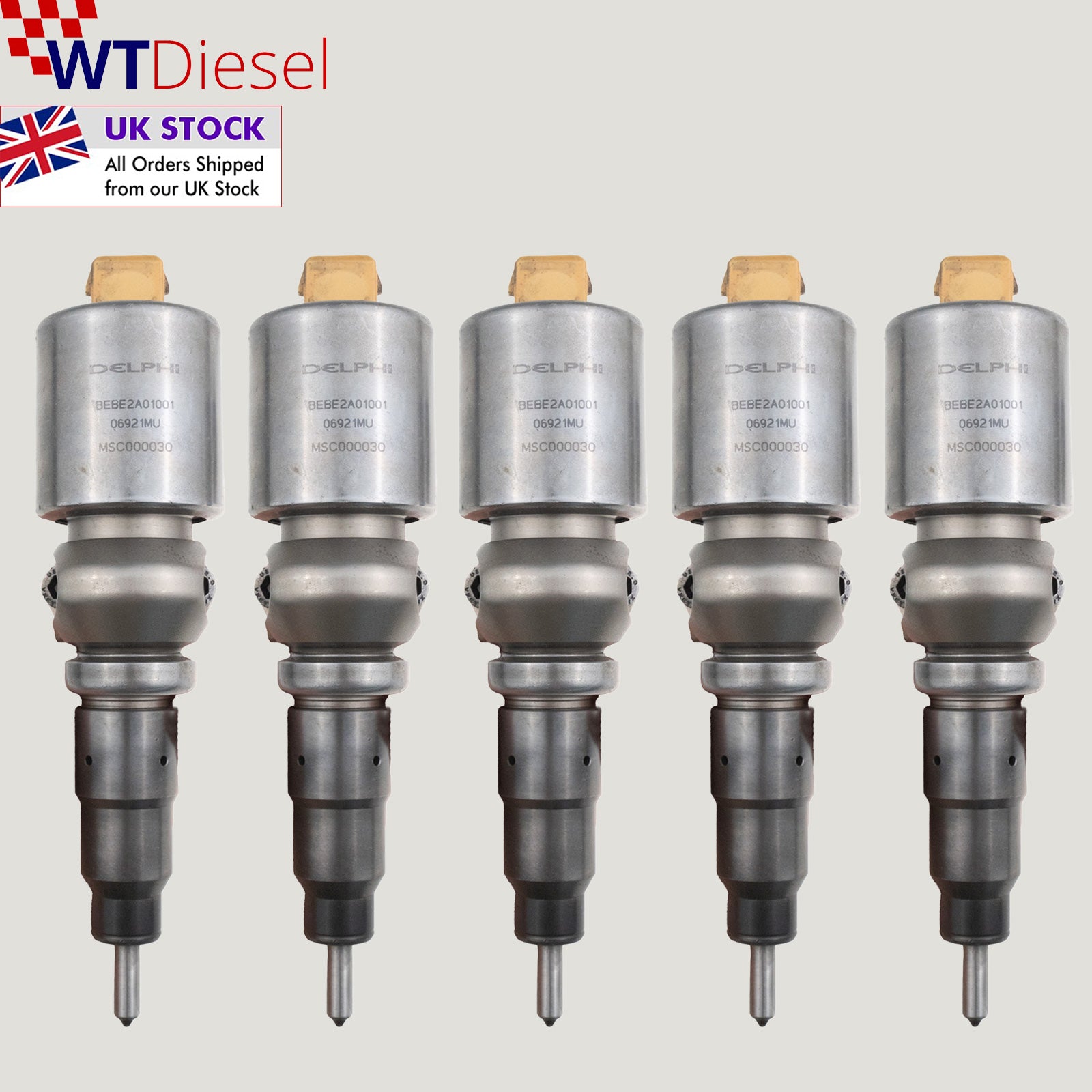 X5 BEBE2A01001 LAND ROVER 2.5 Td5 4X4 MSC000030 FUEL INJECTOR