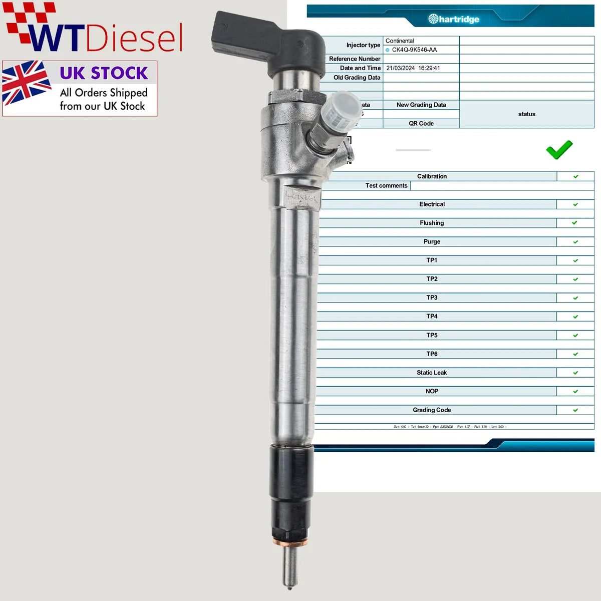X5 Ford Ranger Diesel Injector | 2.2 3.2 tdci | Siemens CK4Q-9K546-AA