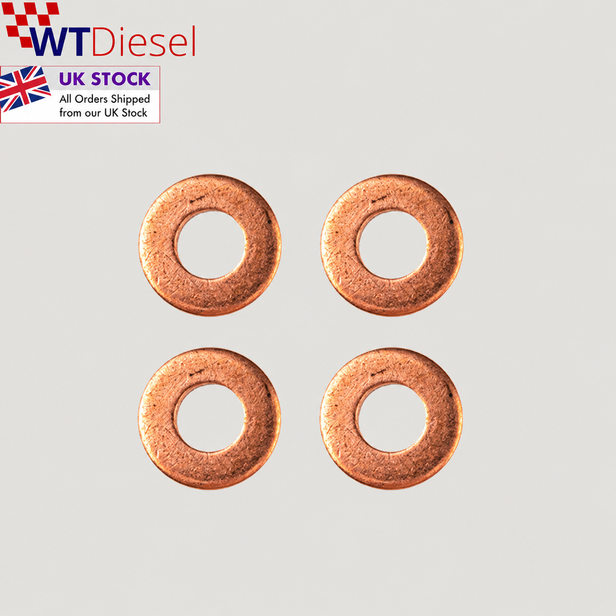 Diesel Injector Copper Sealing Washers Sets