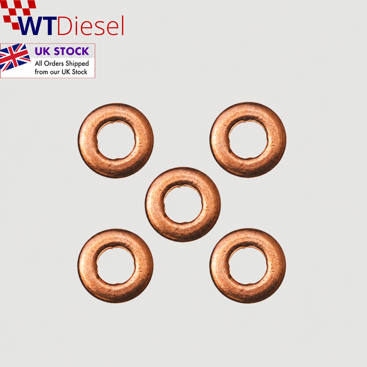 Diesel Injector Copper Sealing Washers Sets