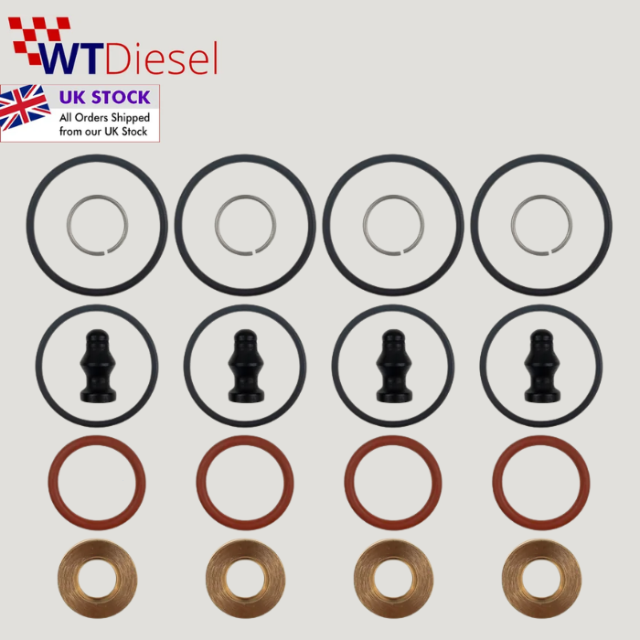 Diesel Injector Seal Repair Kit 1.9 TDI Set of 4 | VW Audi Skoda SEAT Ford BOSCH