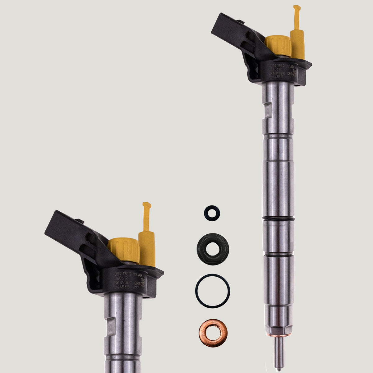 Bosch 0445115037 0445115079 diesel fuel injector with OEM reference 059130277BD for Audi A4 B7 and Audi A6 3.0 TDI engines