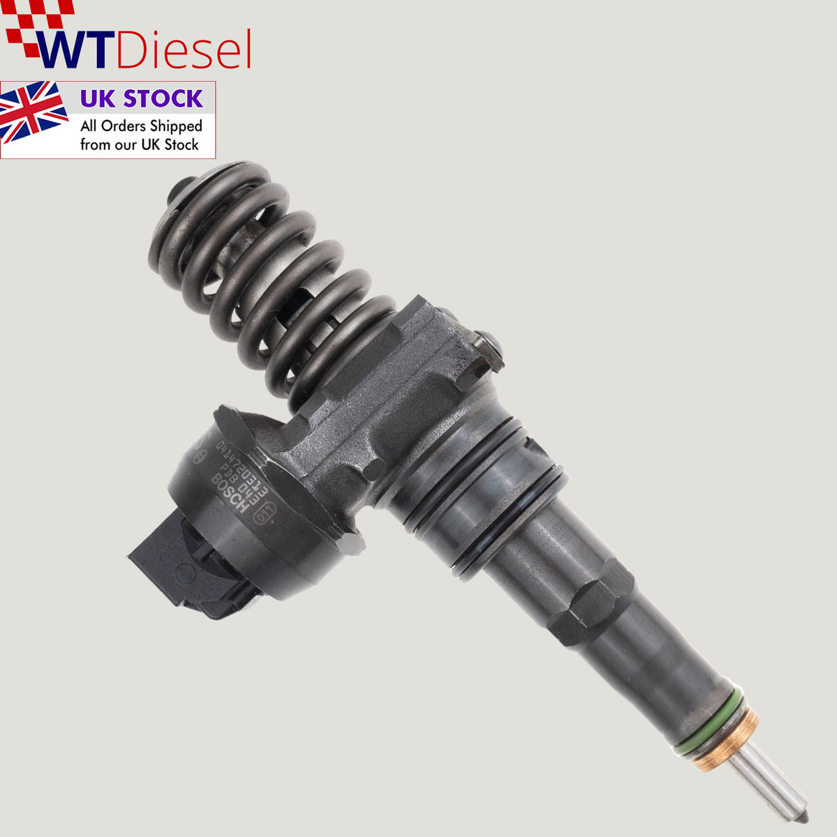 Single Bosch 0414720313 038130079TX diesel fuel injector suitable for Skoda Fabia and Skoda Octavia 1.9 TDI vehicles