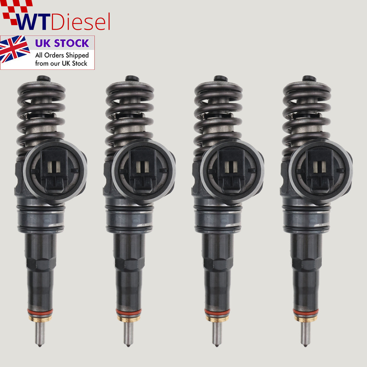 Set of 4 Bosch 0414720035 diesel injectors for SEAT Arosa Cordoba and Ibiza 1.9 TDI