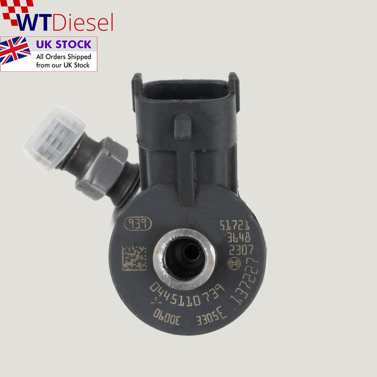 Bosch 0445110739 0445110340 diesel fuel injector for Fiat Scudo 1.6 D, Ford Fiesta 1.6 TDCi and Peugeot Expert and Partner 1.6 HDi