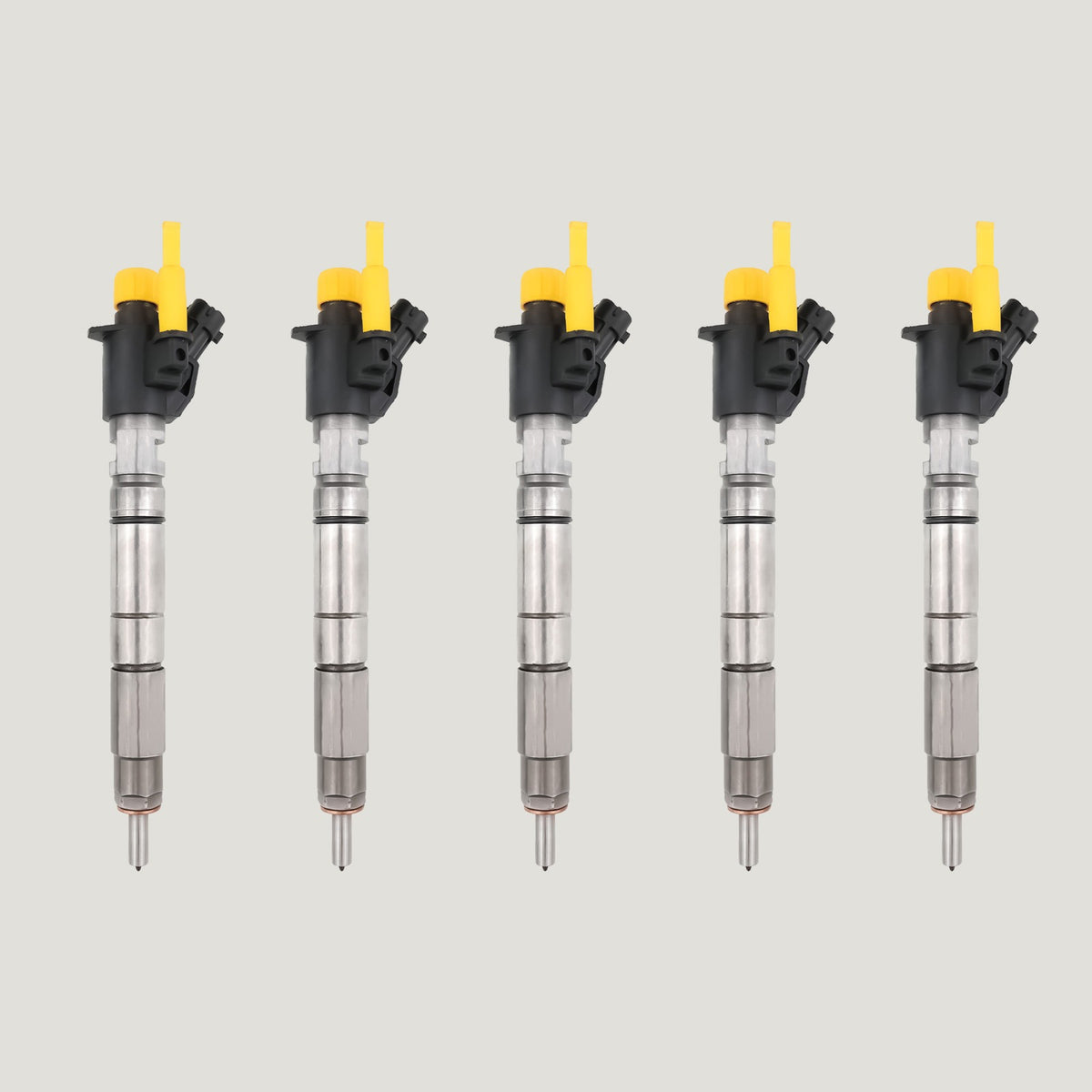 Set of 5 Bosch 0445116036 diesel injectors for S80 2.4 D 0986435408