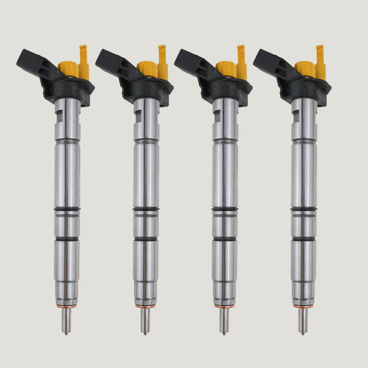 Set of 4 Bosch 0445117042 diesel injectors for Audi A4 A5 and A6 3.0 TDI 059130277CR