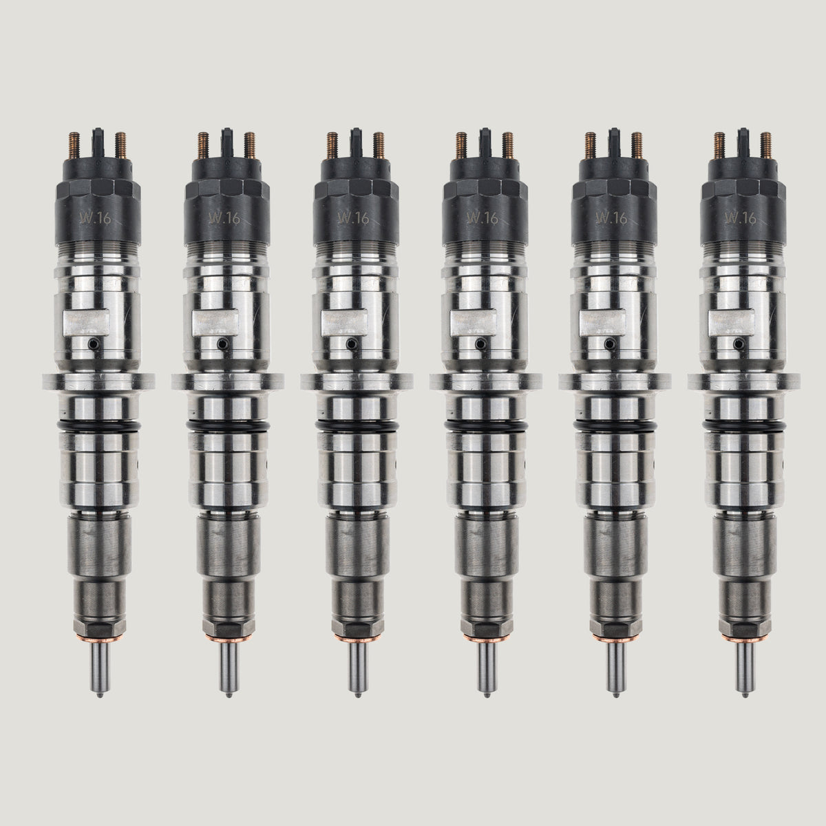 Set of 6 Bosch 0445120054 diesel injectors for Heuliez GX 2 and GX 427 7.8L 504091504