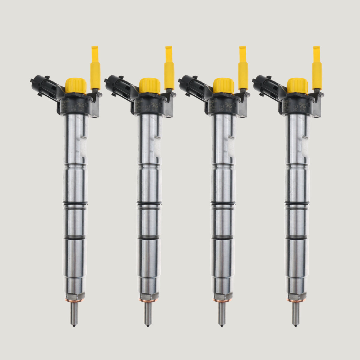 Chevrolet and GMC 6.6L set of 4 diesel injectors Bosch 0445117010 19256590