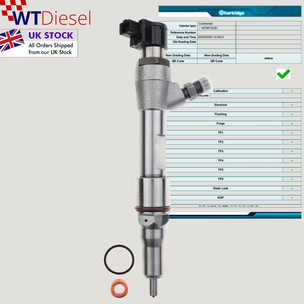 Delphi 1875072C91 diesel injectors for Ford F-250 and F-350 5.4L