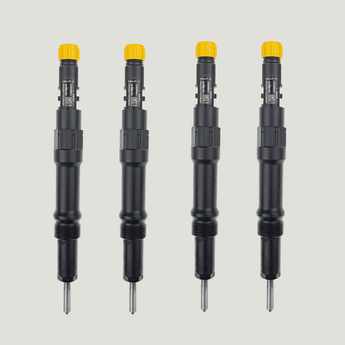 Set of 4 Delphi EJDR00201Z diesel injectors for Ford Transit 2.0 TDCi 1376692