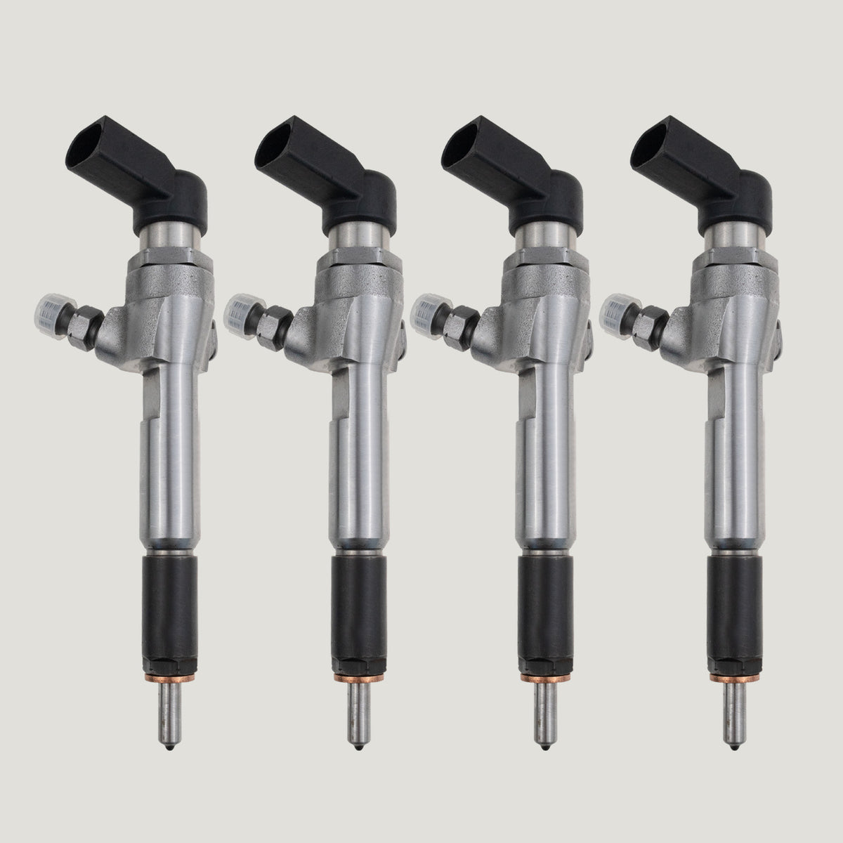 Set of 4 Siemens 4M5Q-9F593-AD diesel fuel injectors for Ford Focus and Ford C-Max 1.8 TDCi engines