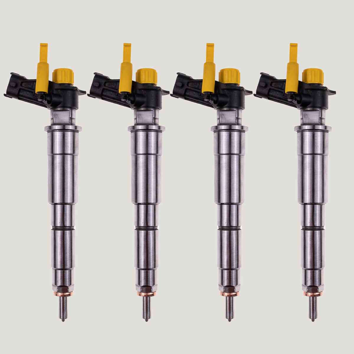 Set of 4 Bosch 0986435350 0445115007 common rail diesel fuel injectors for Nissan, Renault and Vauxhall 2.0 dCi