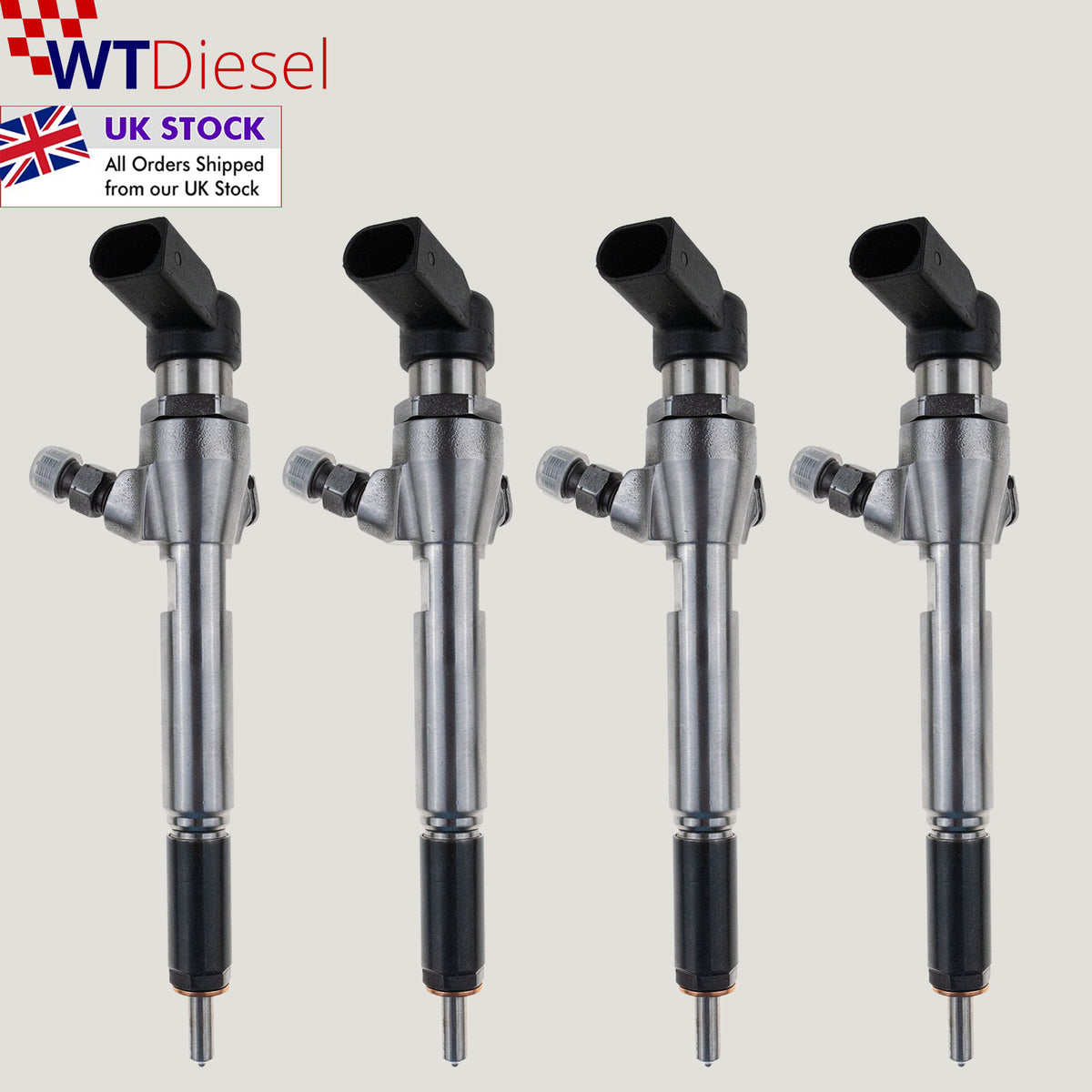 Set of 4 Siemens 5WS40087 H8200294788 diesel injectors for Nissan Tiida and Nissan Note 1.5 dCi