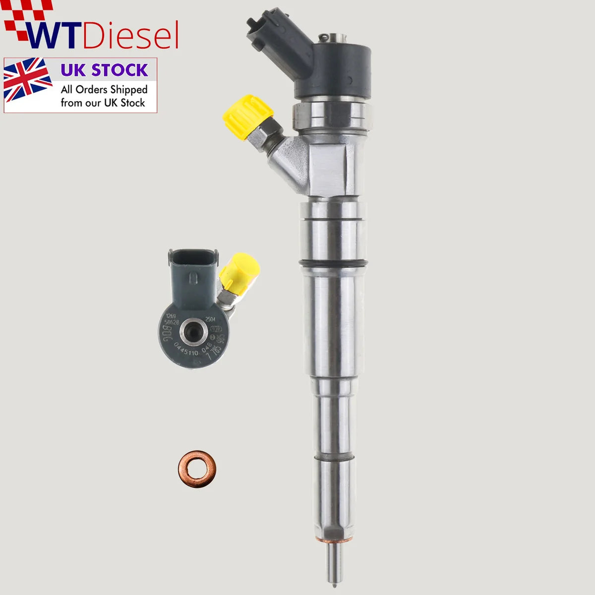 X4 BMW 525D E39 Diesel Injector | 2.5D | Bosch 0445110048 13537785574