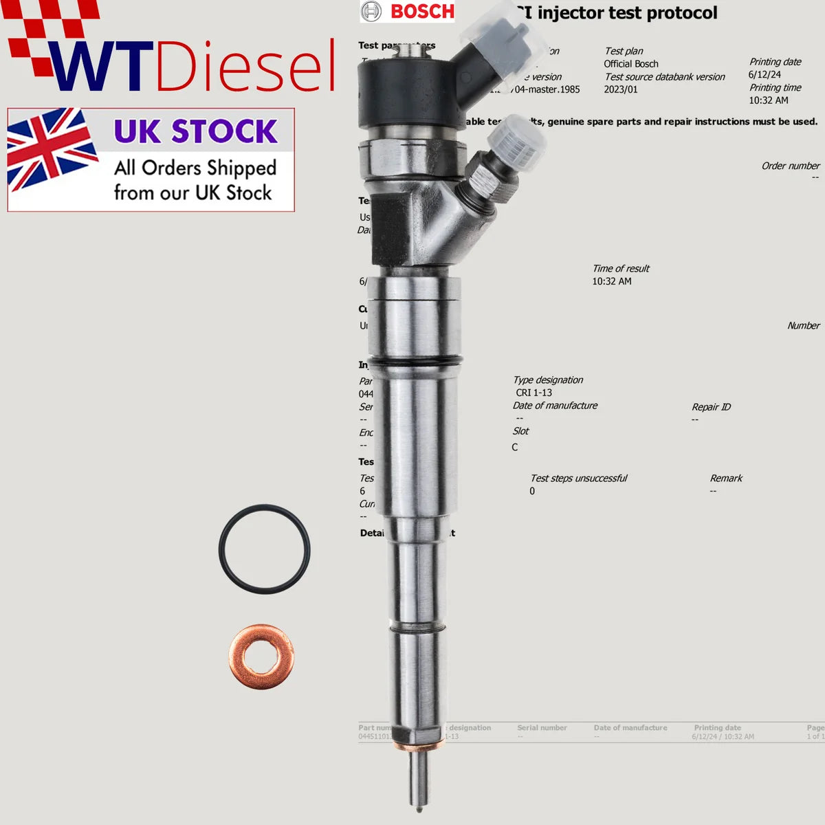 X4 Land Rover Freelander Injector | 2.0 Td4 | Bosch 0445110130 13 53 7 789 573