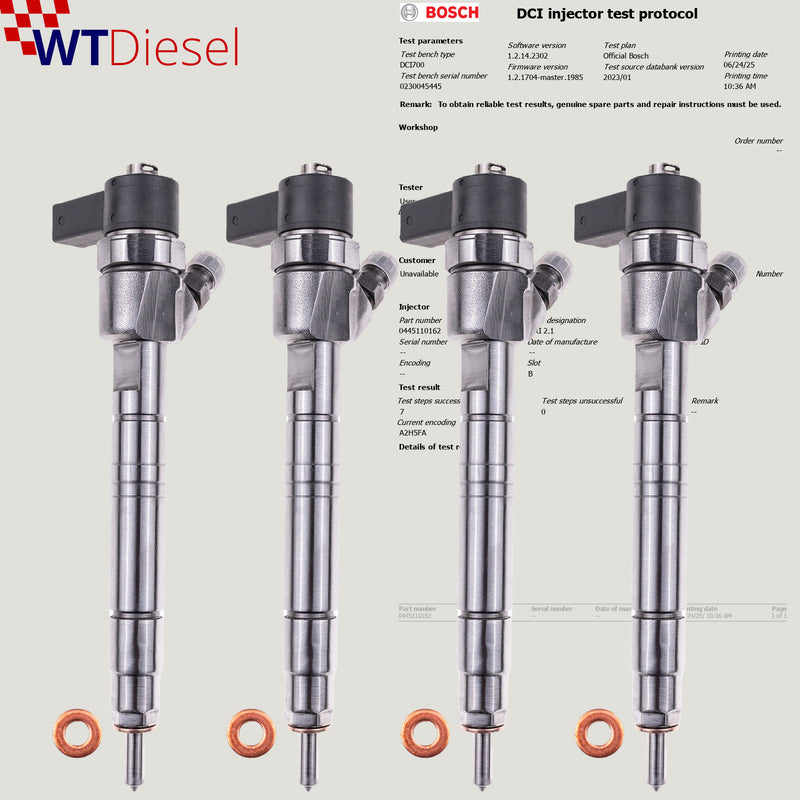X4 Mercedes-Benz Sprinter Injector | Bosch 0445110162 A6470700187