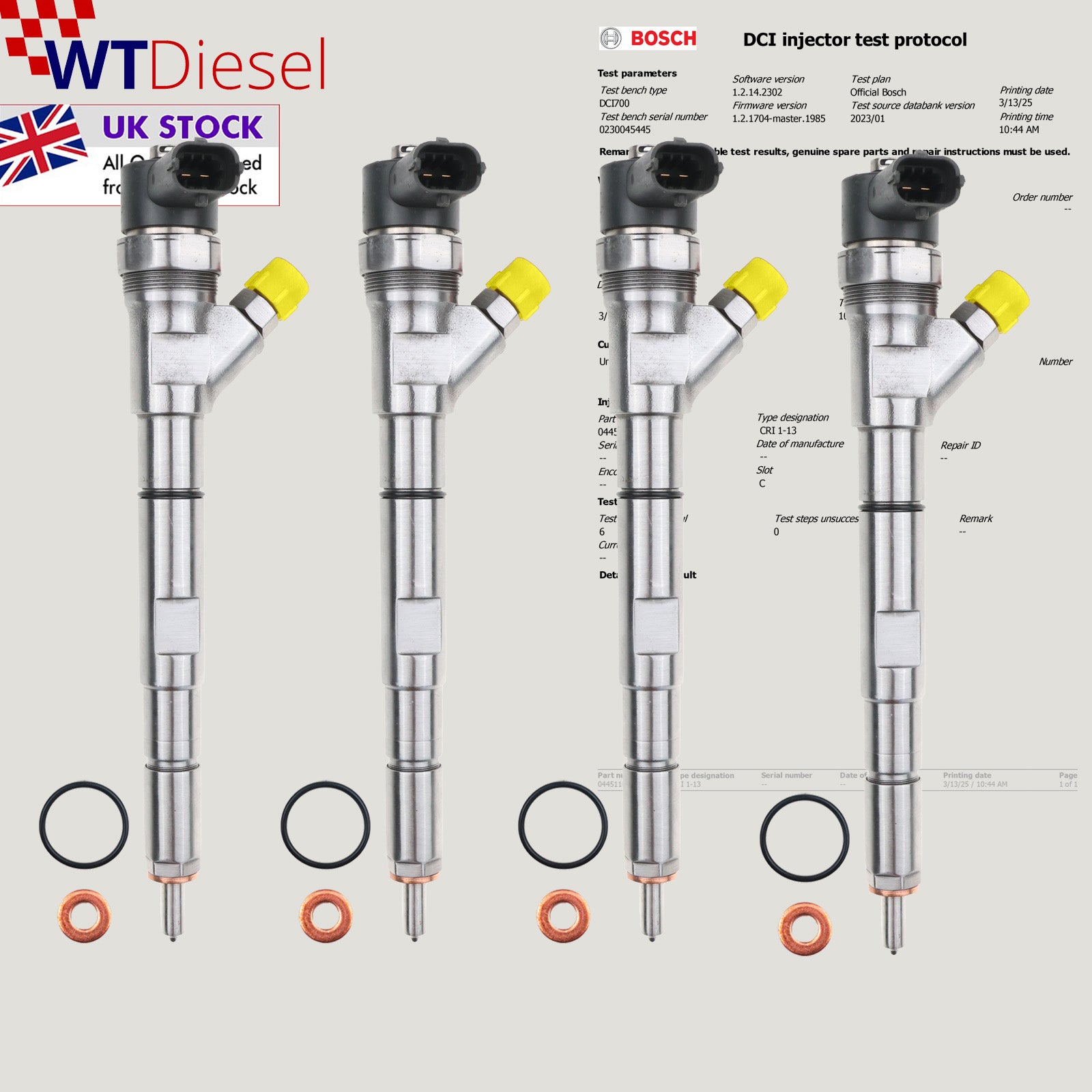 X4 Hyundai Kia Injector | 2.5 CRDi | Bosch 0445110186 338004-A000