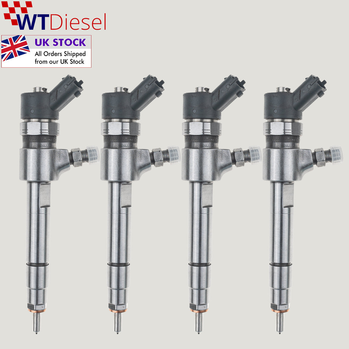 Set of 4 diesel injectors 0445110276 55200259 15710-79J50 for Opel Saab and Suzuki 1.9 diesel