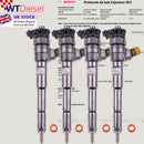 4X Dacia Renault Nissan Injector | 1.5 dCi | Bosch 0445110485 H8201108033