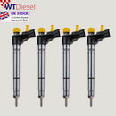 X4 Ford Jaguar Citroen Peugeot Injector | 2.2 TDCi | Bosch 0445115025