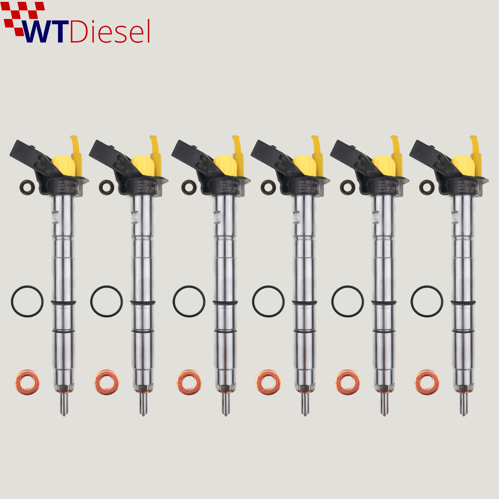 6X Audi A4 B7 Diesel Injector |3.0TDI| Bosch 0445115037 0445115079 059130277BD