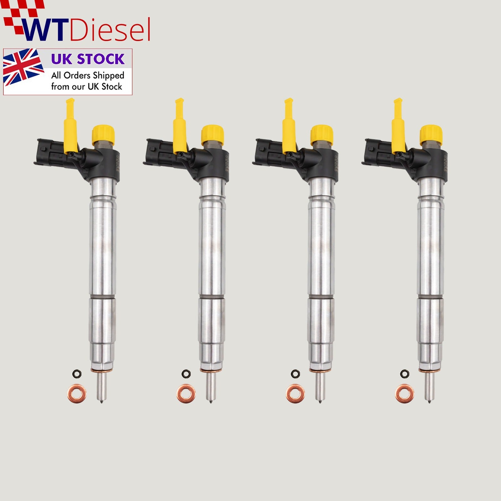 X4 Bosch Injector | Jeep Wrangler III 2.8 CRD | 35062005F 0445116041