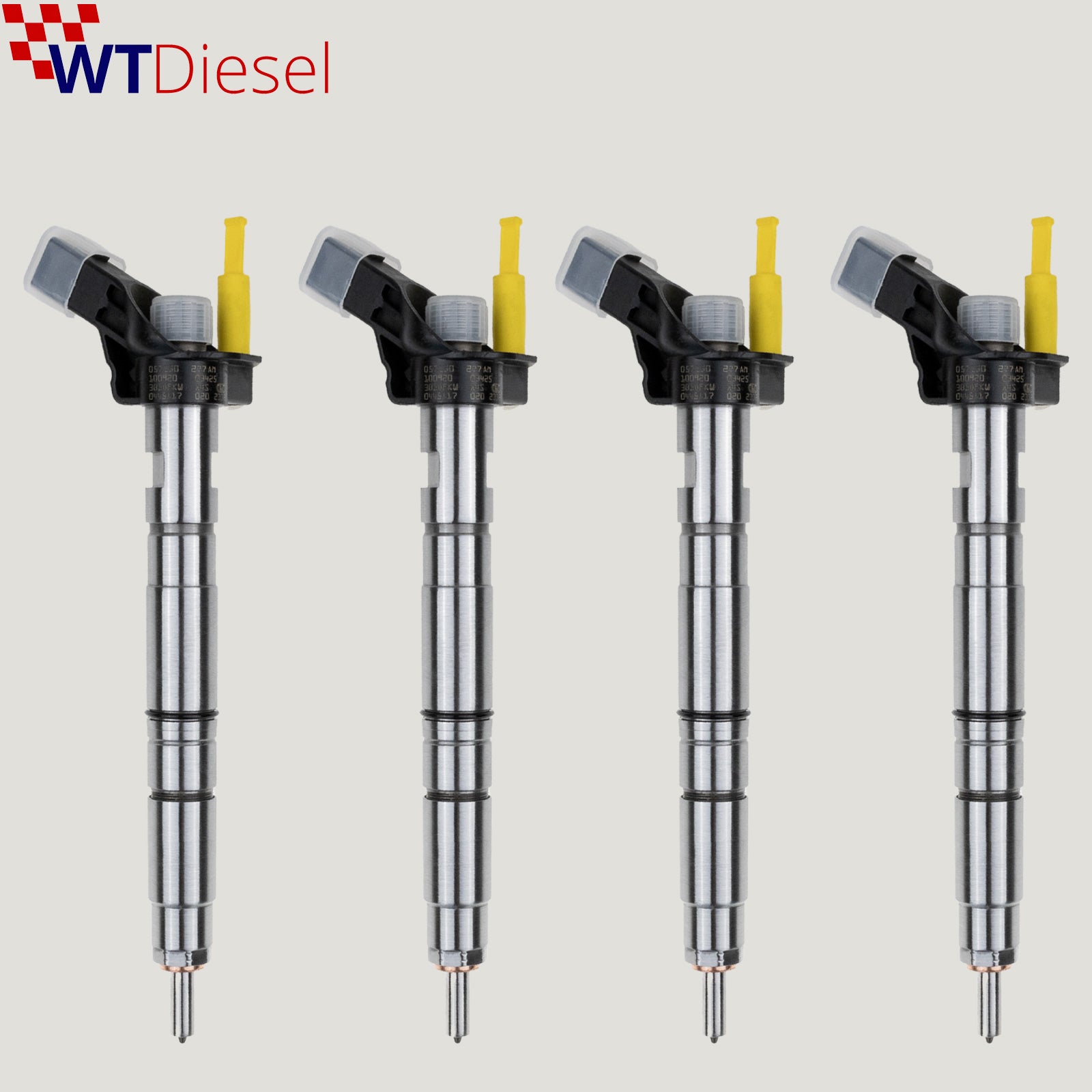4X Audi Q7 Diesel Fuel Injector |4.2 TDI| Bosch 0445117020 0986435412