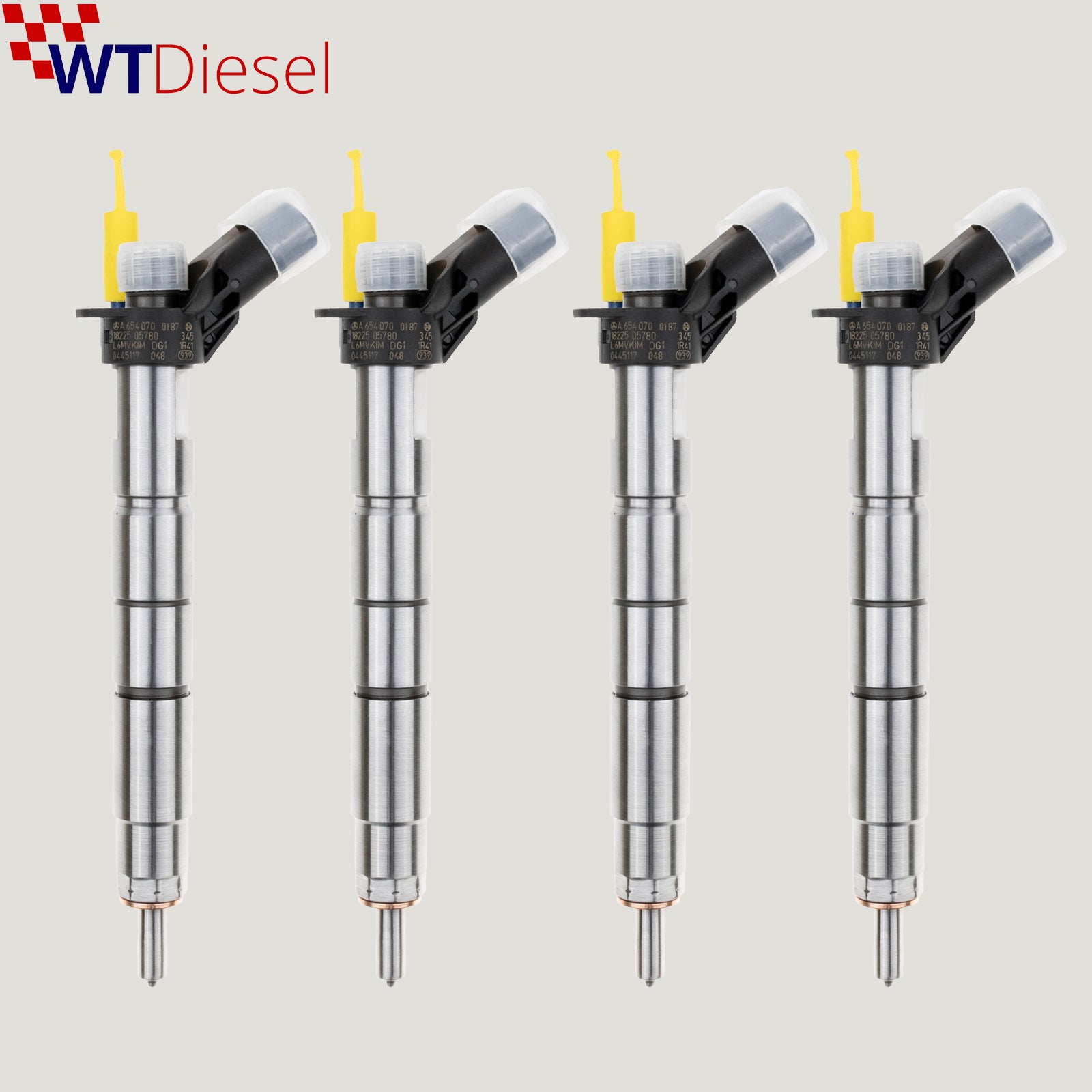 4X Mercedes-Benz CLA Diesel Fuel Injector | 200 d | Bosch 0445117048