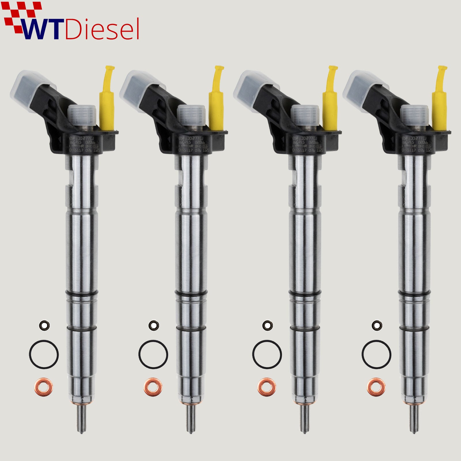 X4 Volkswagen Touareg Diesel Injector |3.0 TDI| Bosch 0445117076 059130277CD