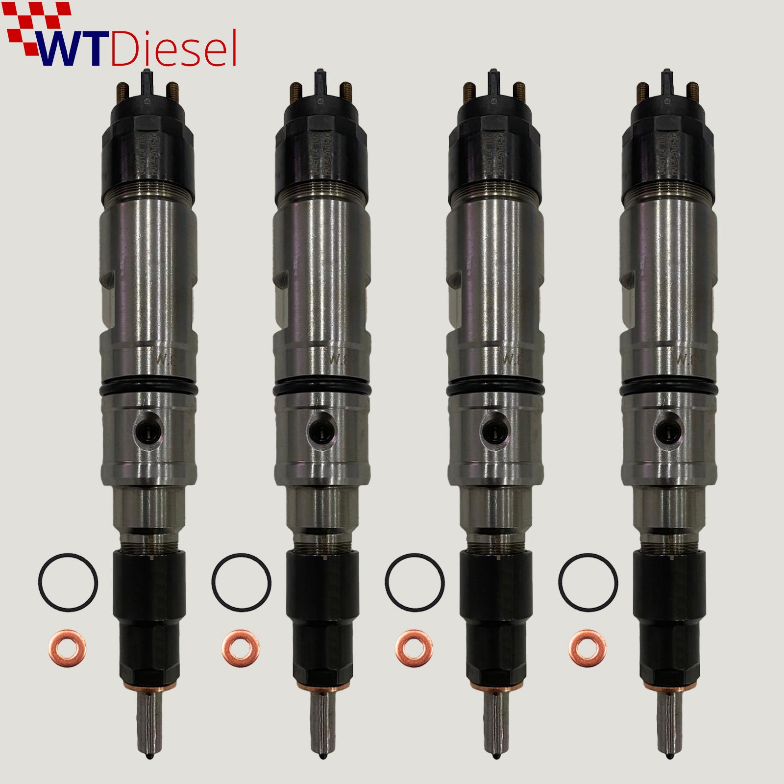 X4 Cummins Diesel Injector Bosch MAGIRUS-DEUTZ VOLVO 0445124007 ­0445124042