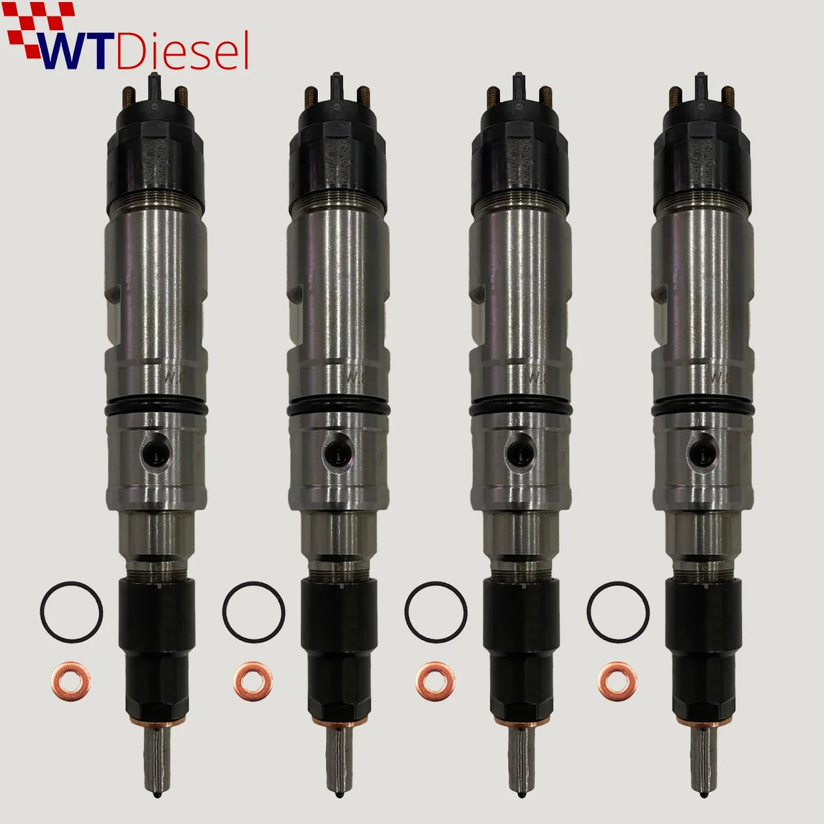 X4 Cummins Diesel Injector Bosch MAGIRUS-DEUTZ VOLVO 0445124007 Â­0445124042